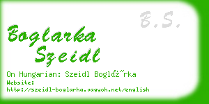 boglarka szeidl business card